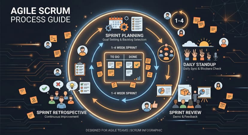 Yazılım Proje Yönetimi: Kapsamlı Agile ve Scrum Rehberi